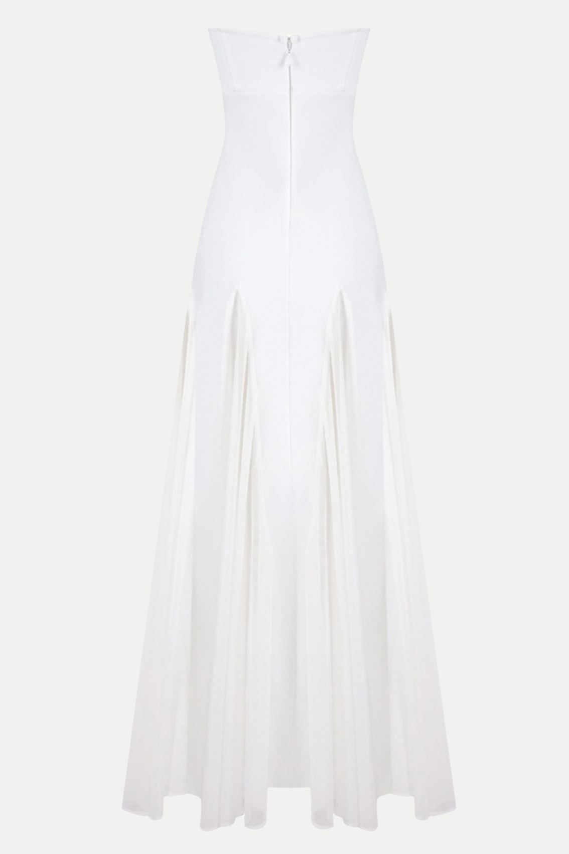 DIMIYA STRAPLESS MESH MAXI BANDAGE DRESS