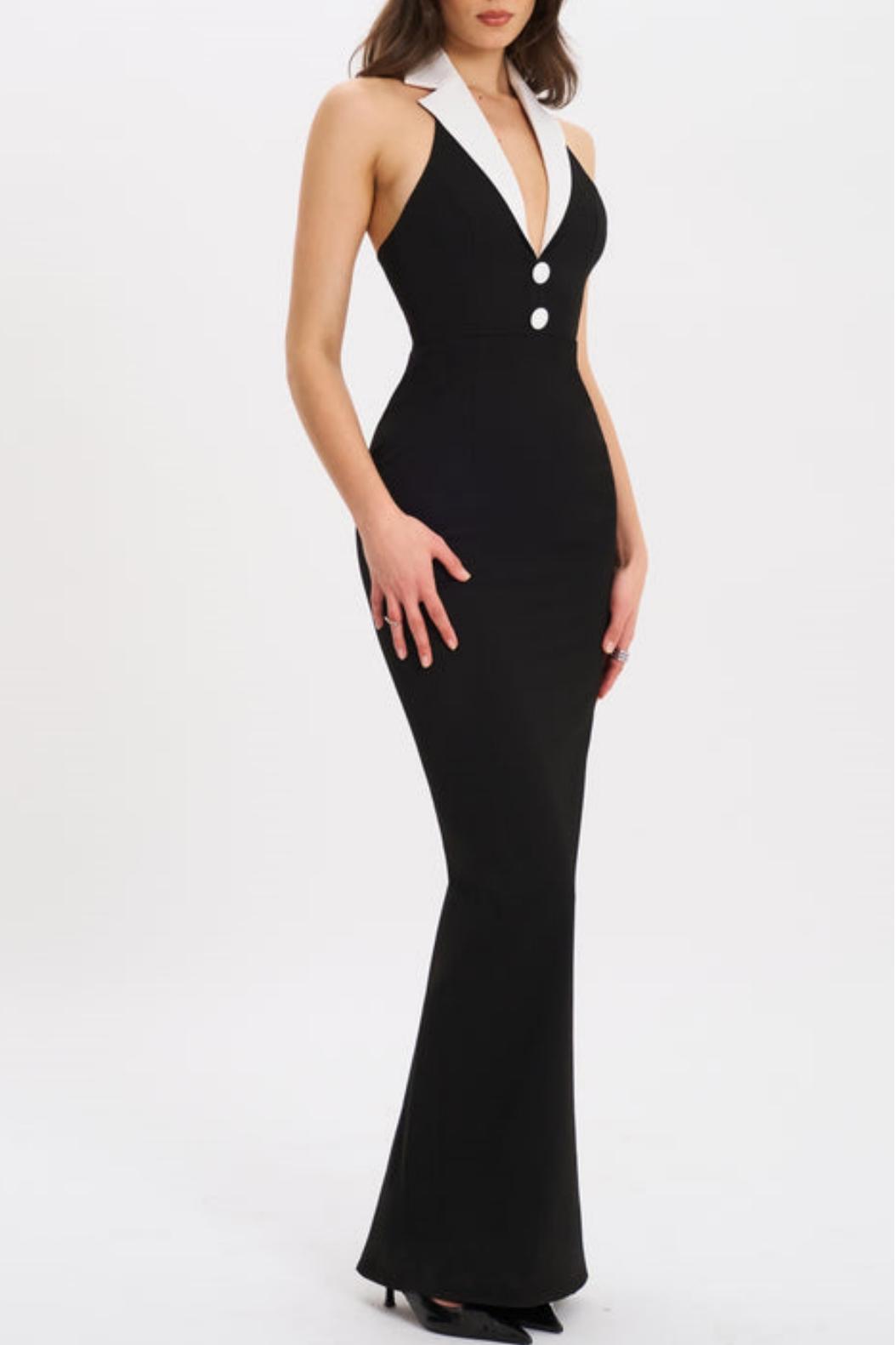 TSANKO HALTER BANDAGE DRESS - BODYCON SILHOUETTE