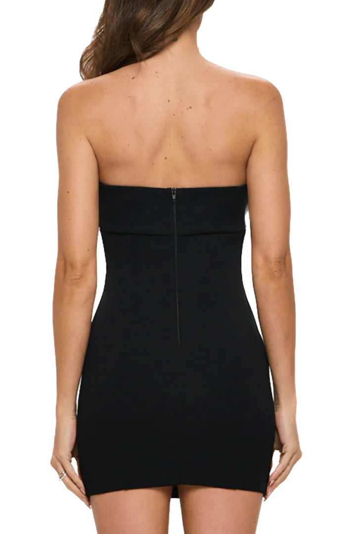 SATIN BOW BODYCON MINI DRESS, PARTY