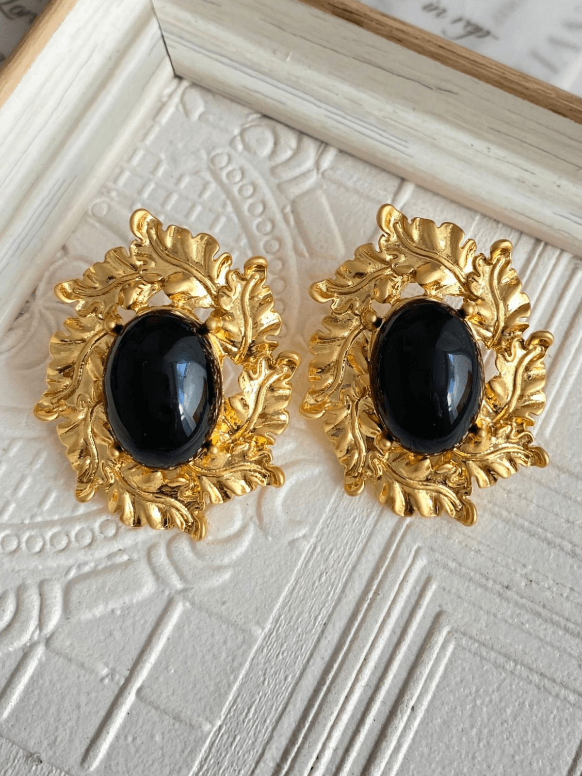 VISEN LEAF DROP EARRINGS FOR WEDDING