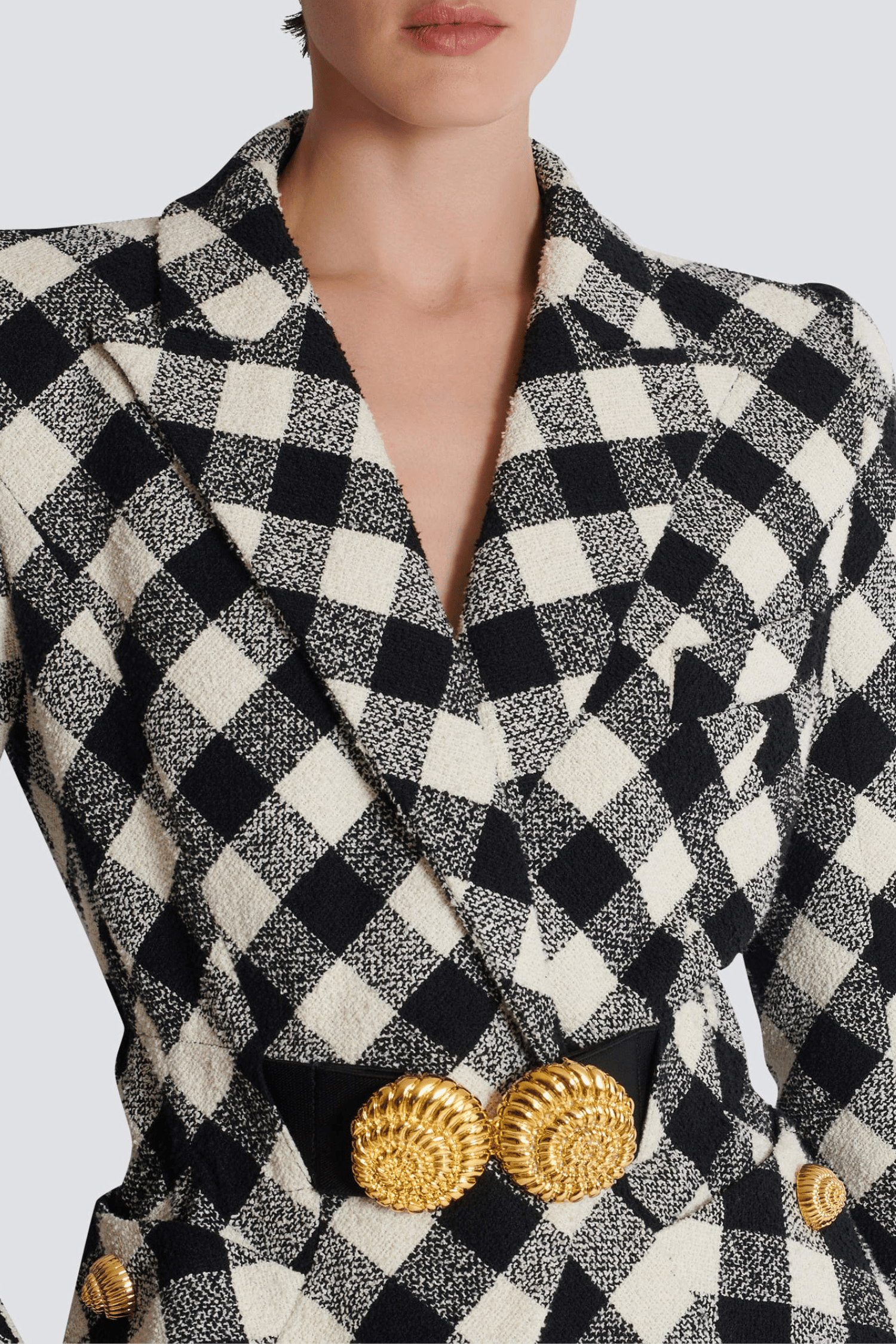 WYATT GINGHAM BLAZER – STRUCTURED WEDDING JACKET