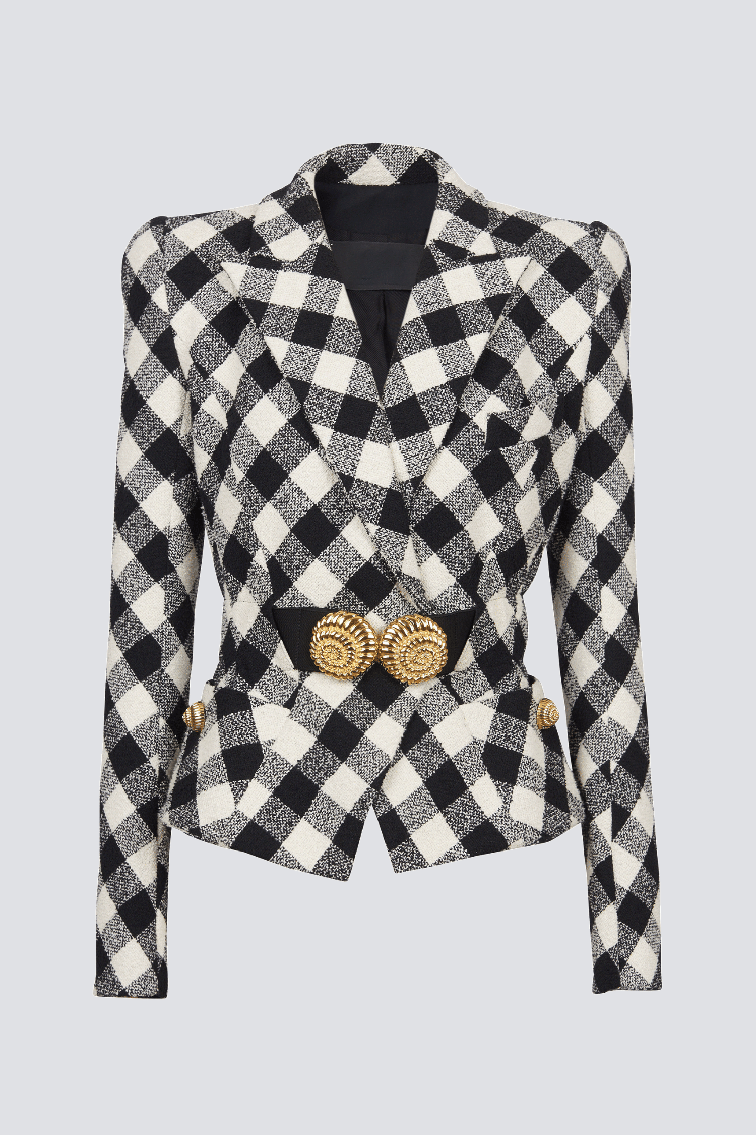 WYATT GINGHAM BLAZER – STRUCTURED WEDDING JACKET