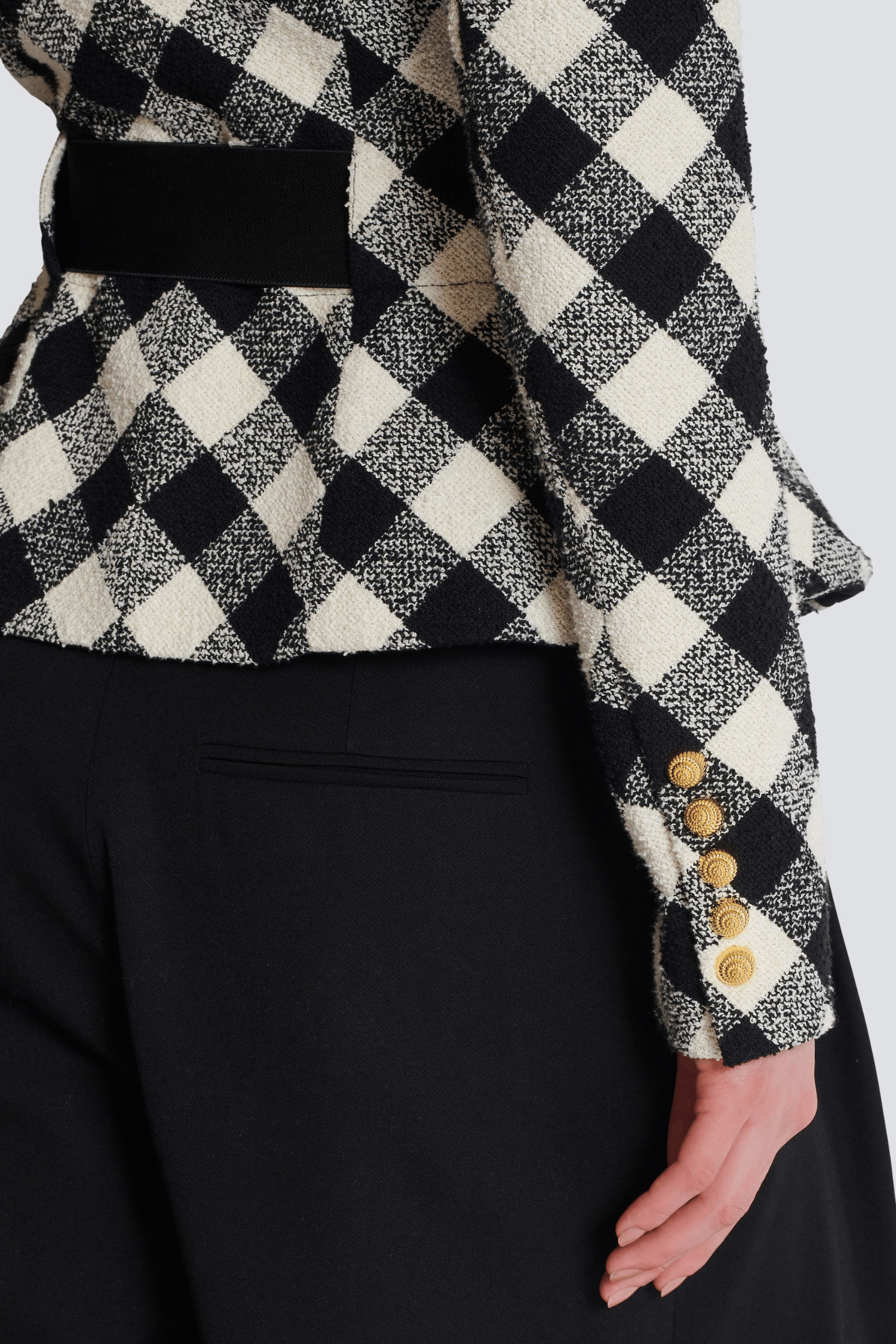 WYATT GINGHAM BLAZER – STRUCTURED WEDDING JACKET