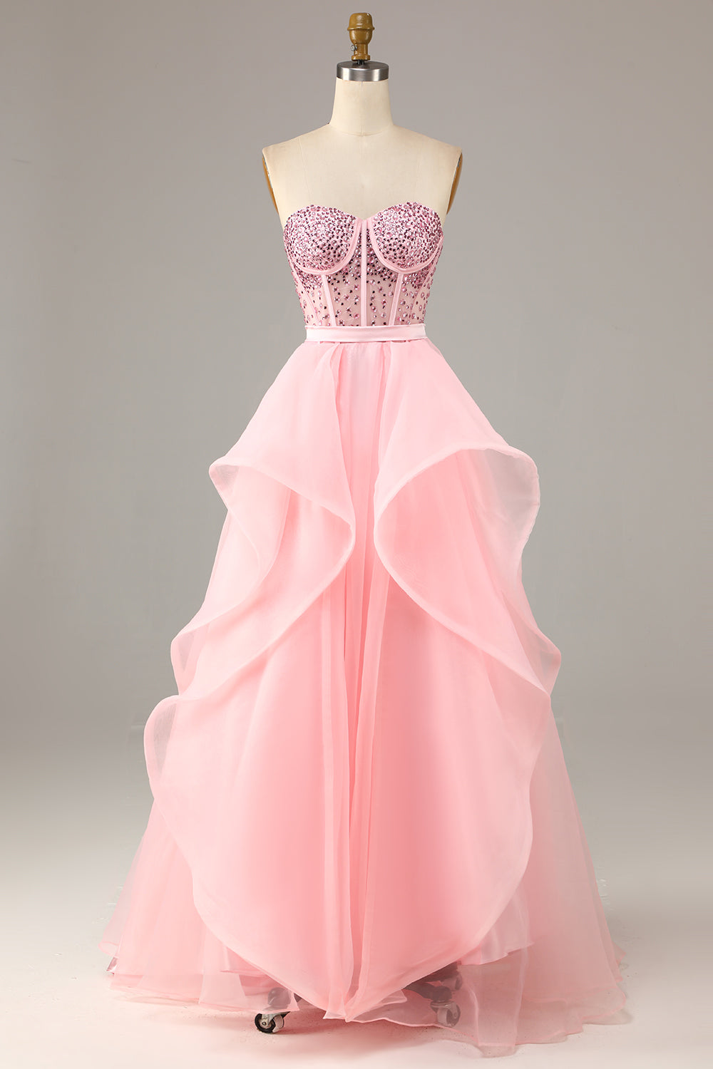 BLACK STRAPLESS BALL GOWN FORMAL EVENING DRESS