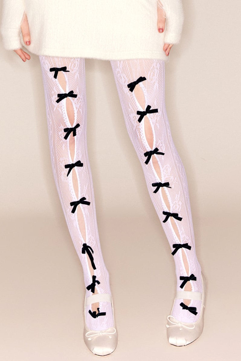YaraBowknotFishnetStockings-White_2 YARA BOWKNOT FISHNET STOCKINGS WHITE LINGERIE