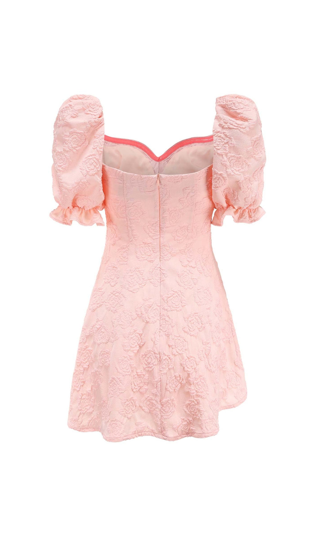GLAM FLORAL BACKLESS MINI DRESS PINK