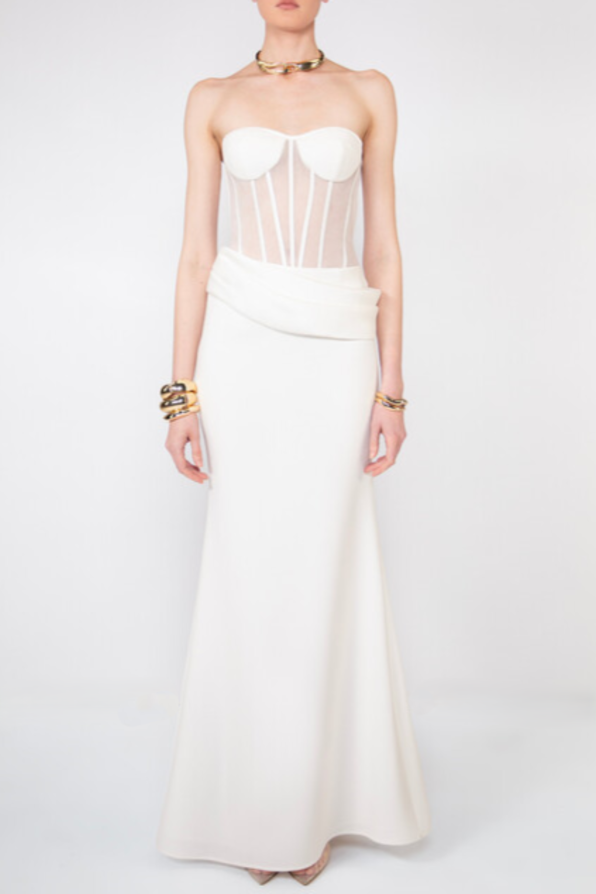 ZenoboMeshCorset_SkirtSet_4 PRISCILLA STRAPLESS VEILED CORSET WEDDING MAXI DRESS