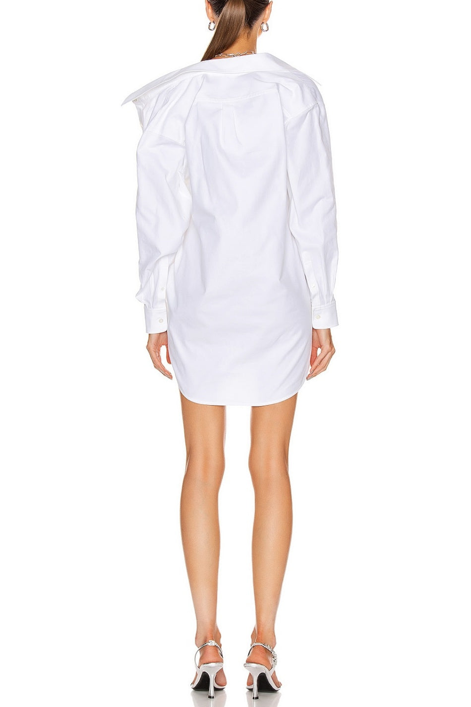 ZEPHYRINE ASYMMETRIC FAUX TWO-PIECE SHIRT