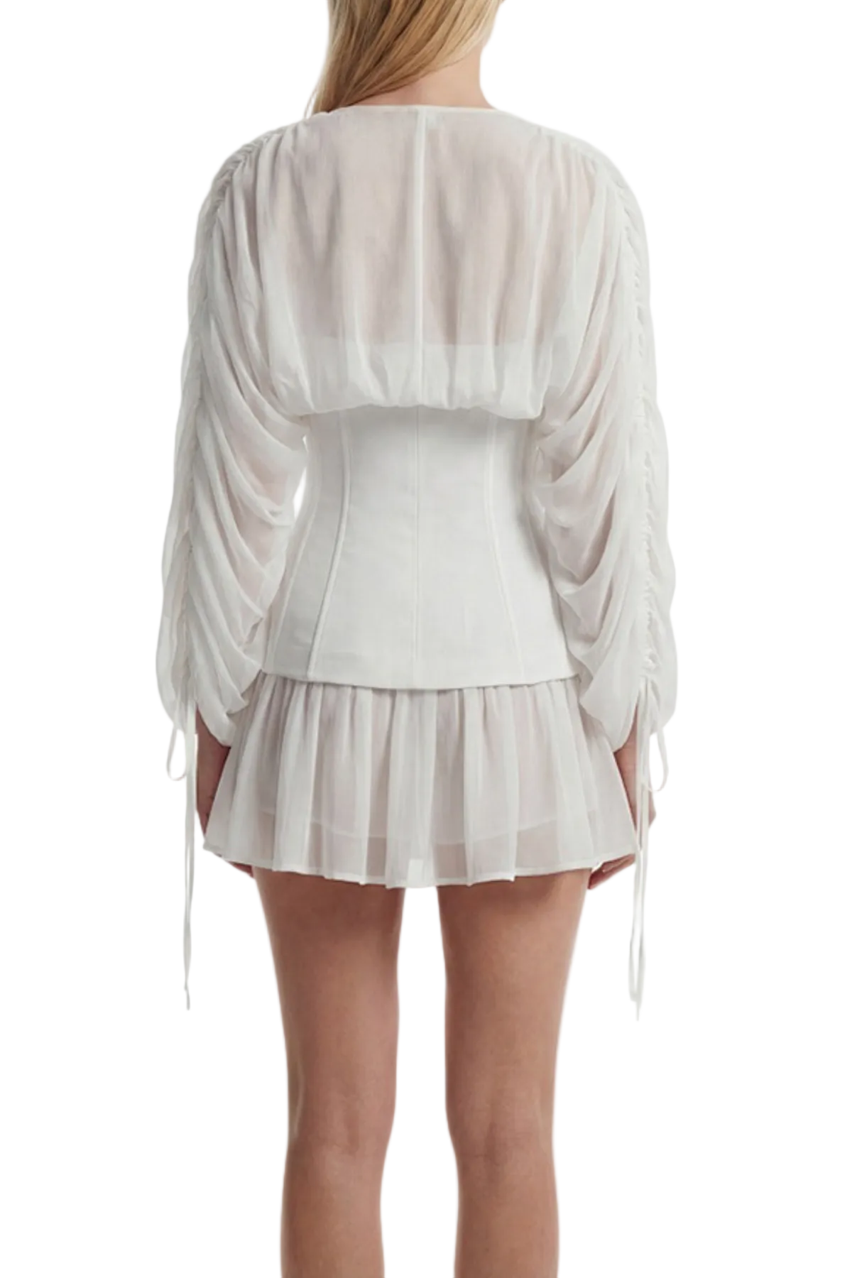 ZORION CORSET MESH MINI DRESS FOR PARTY