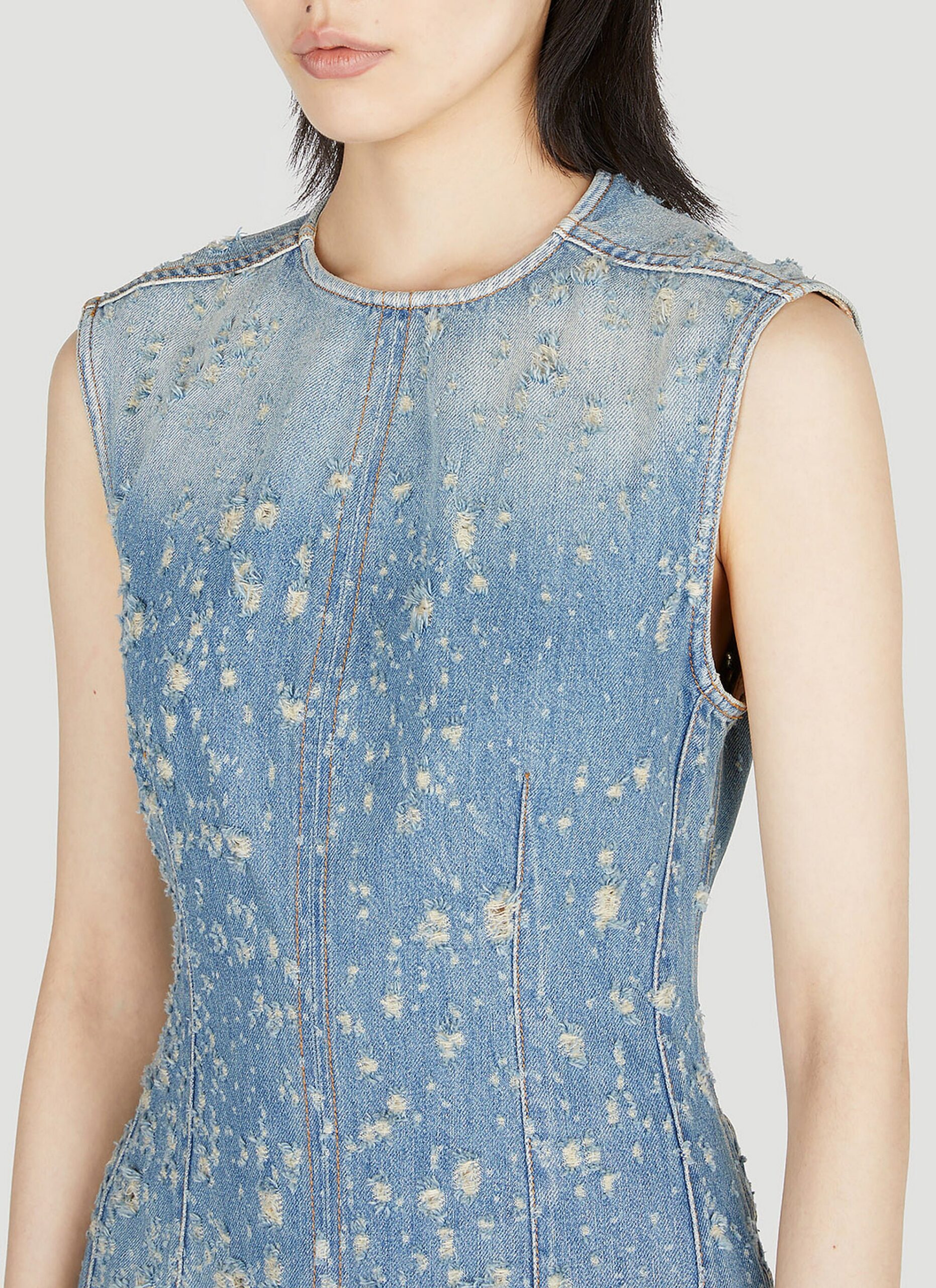 TUNIC MINI DRESS BLUE CASUAL DAY WEAR