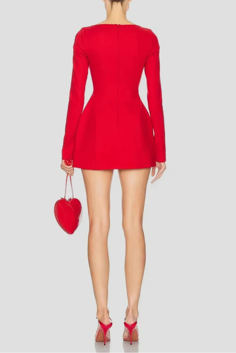 FREYA BOW MINI DRESS FOR PARTY