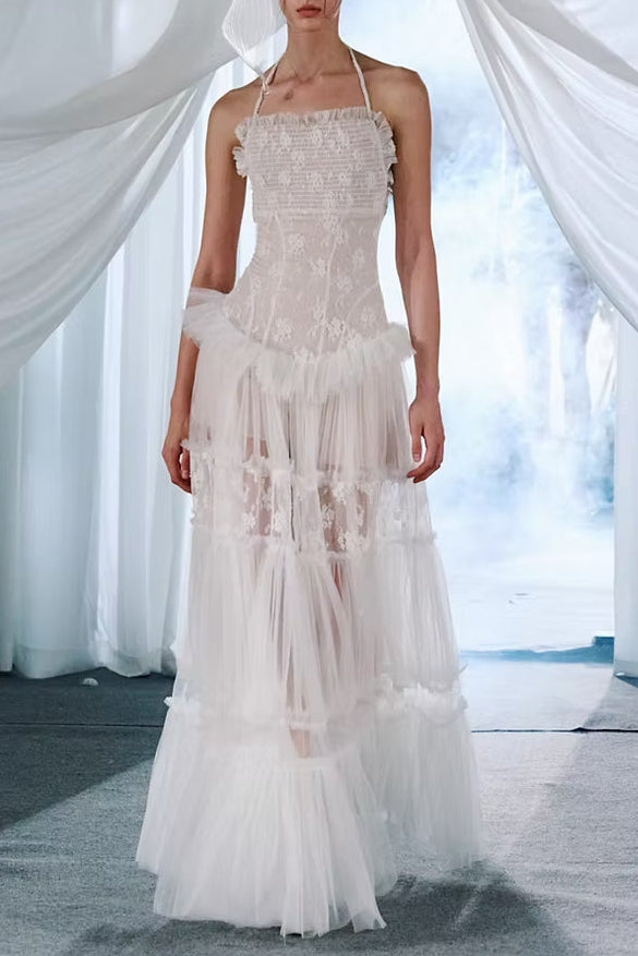 HERMOSA LACE MAXI DRESS FOR WEDDING GUEST
