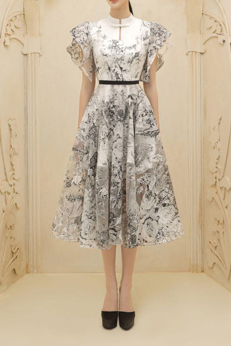 amelie-a-line-ruffle-sleeved-organza-midi-dress-by-mean-blvd-7 AMÉLIE A-LINE ORGANZA MIDI RUFFLE SLEEVE DRESS
