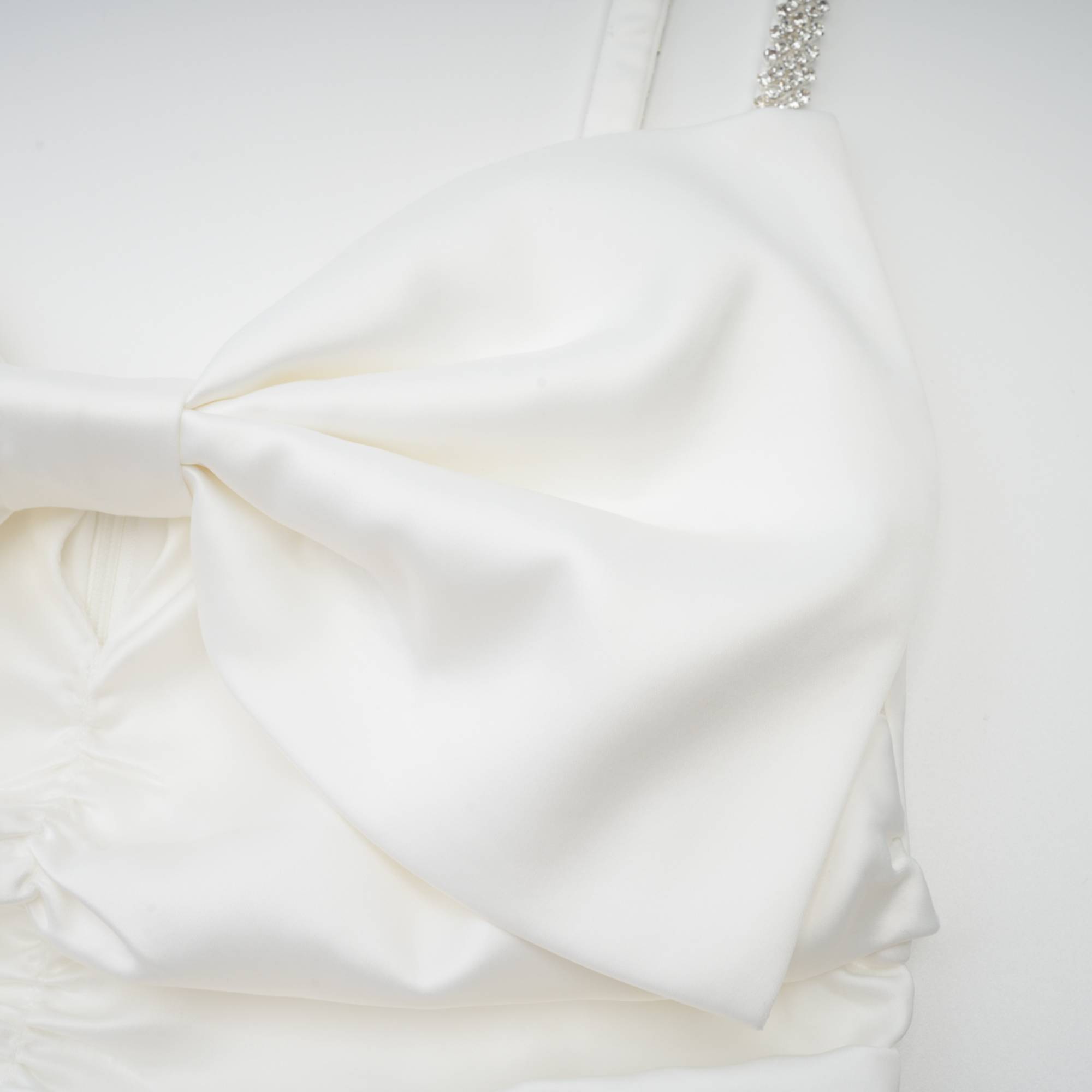 WHITE ANASTASIA MINI DRESS FOR COCKTAIL PARTY