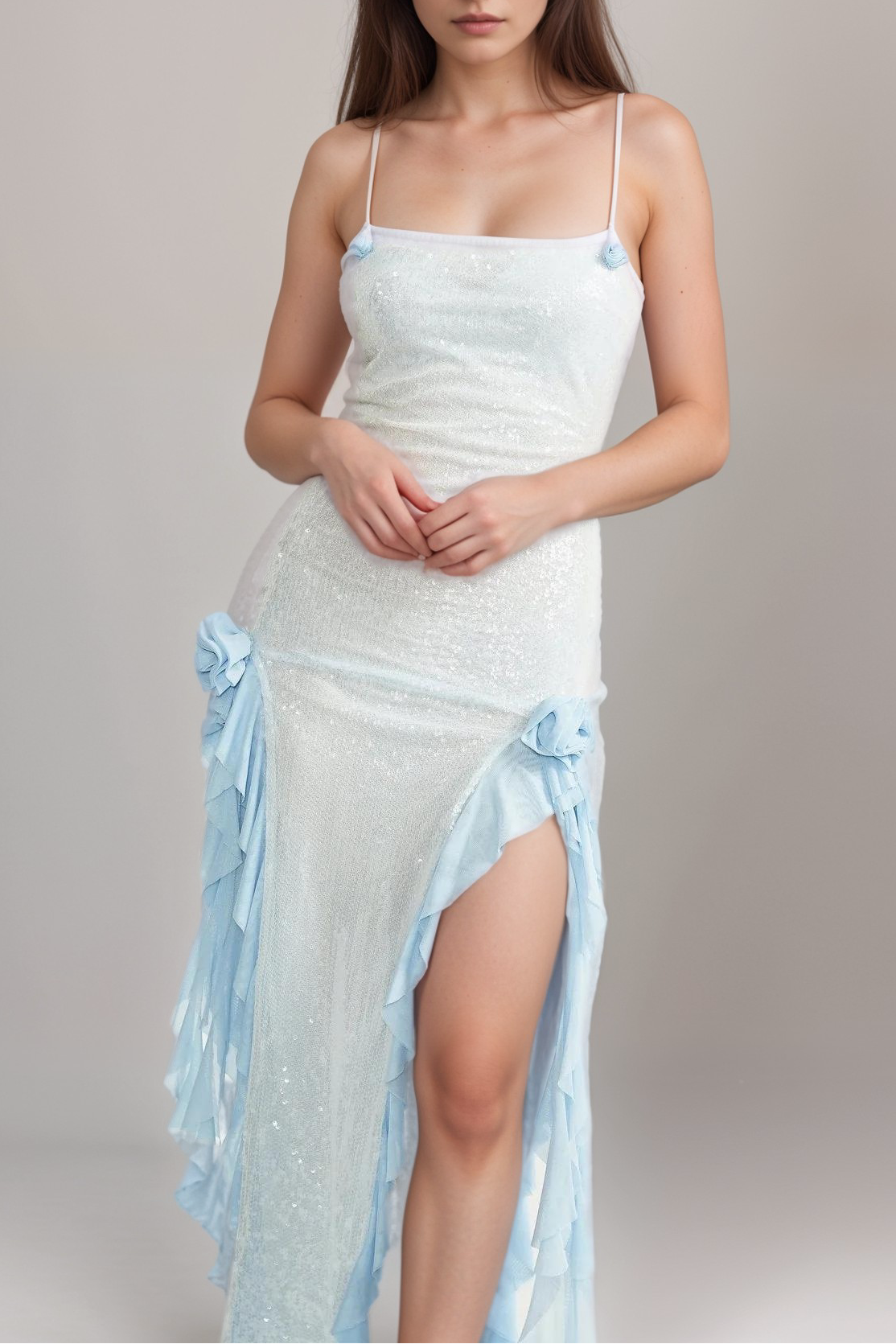 ARIANNE RUFFLED DRESS FOR WEDDING GUEST