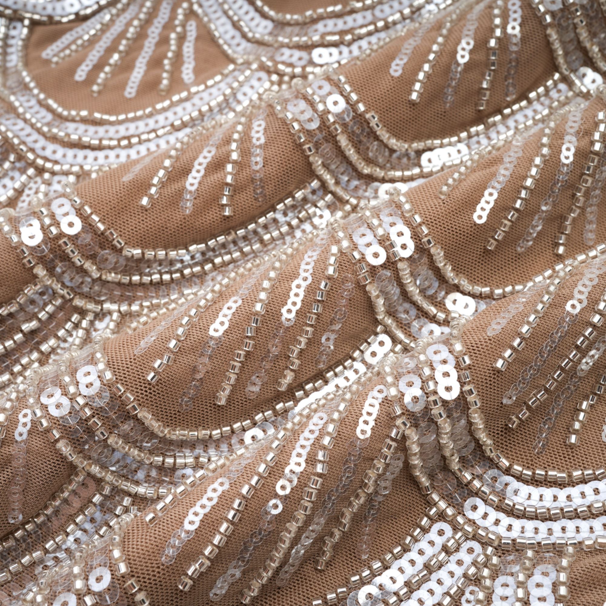 SCALY LUSTER MINI DRESS FOR EVENING PARTY