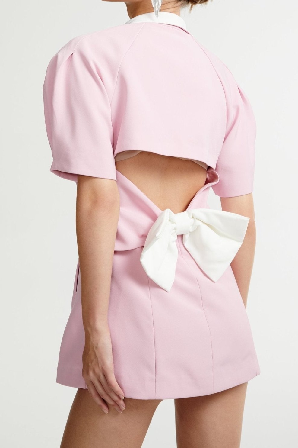 AZURA OPEN-BACK MINI DRESS FOR PARTY