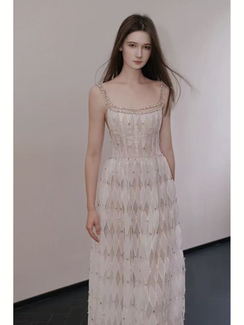 APPHIA BEAD MAXI DRESS, BOHO PARTY GOWN