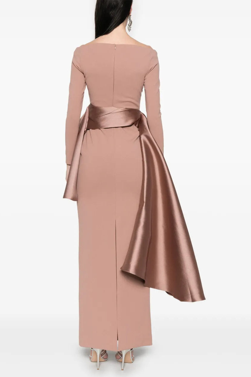 MIRANDA RUFFLE MAXI DRESS FOR WEDDING GUEST