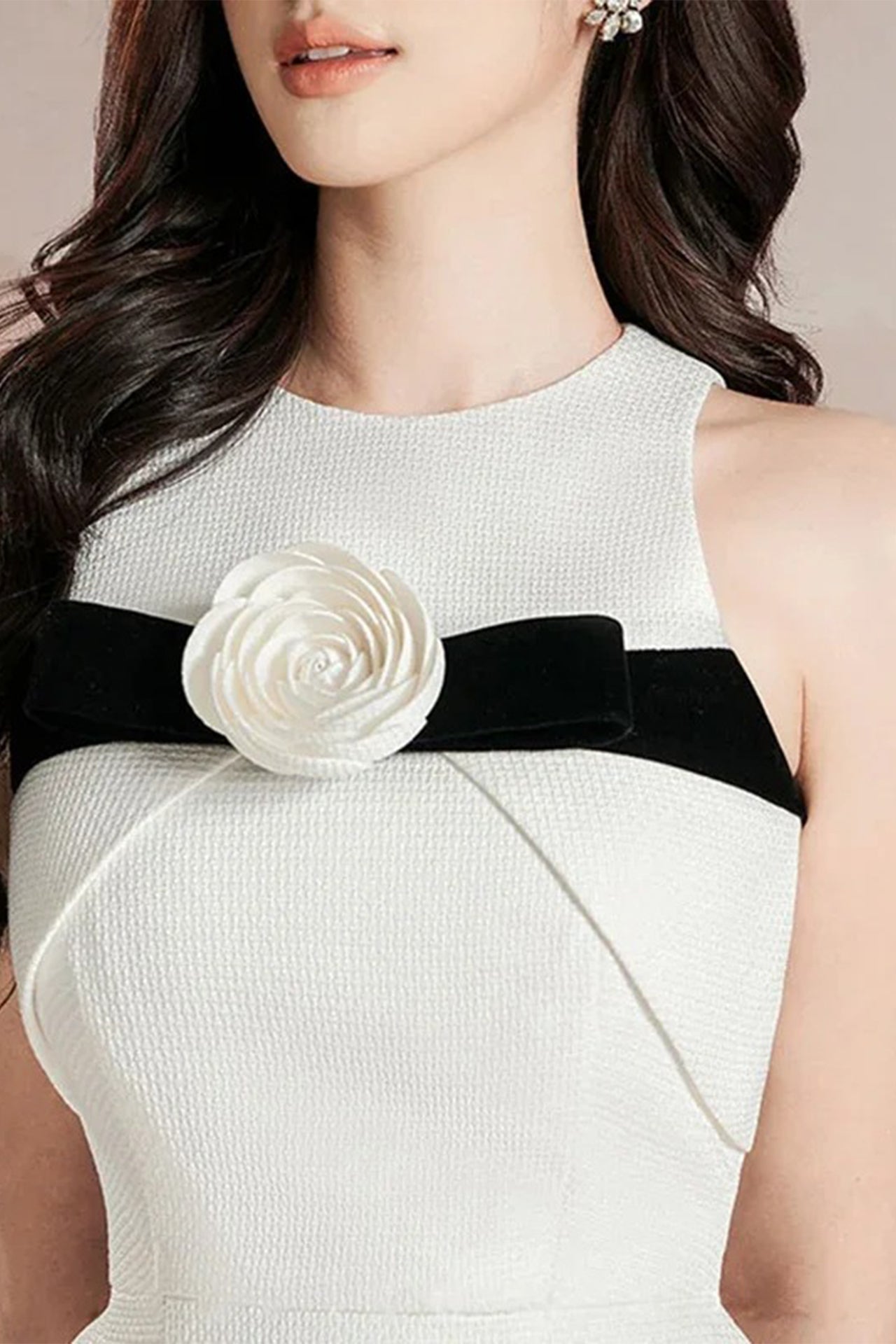 FLORA A-LINE MINI DRESS, SLEEVELESS SQUARE NECK, PARTY