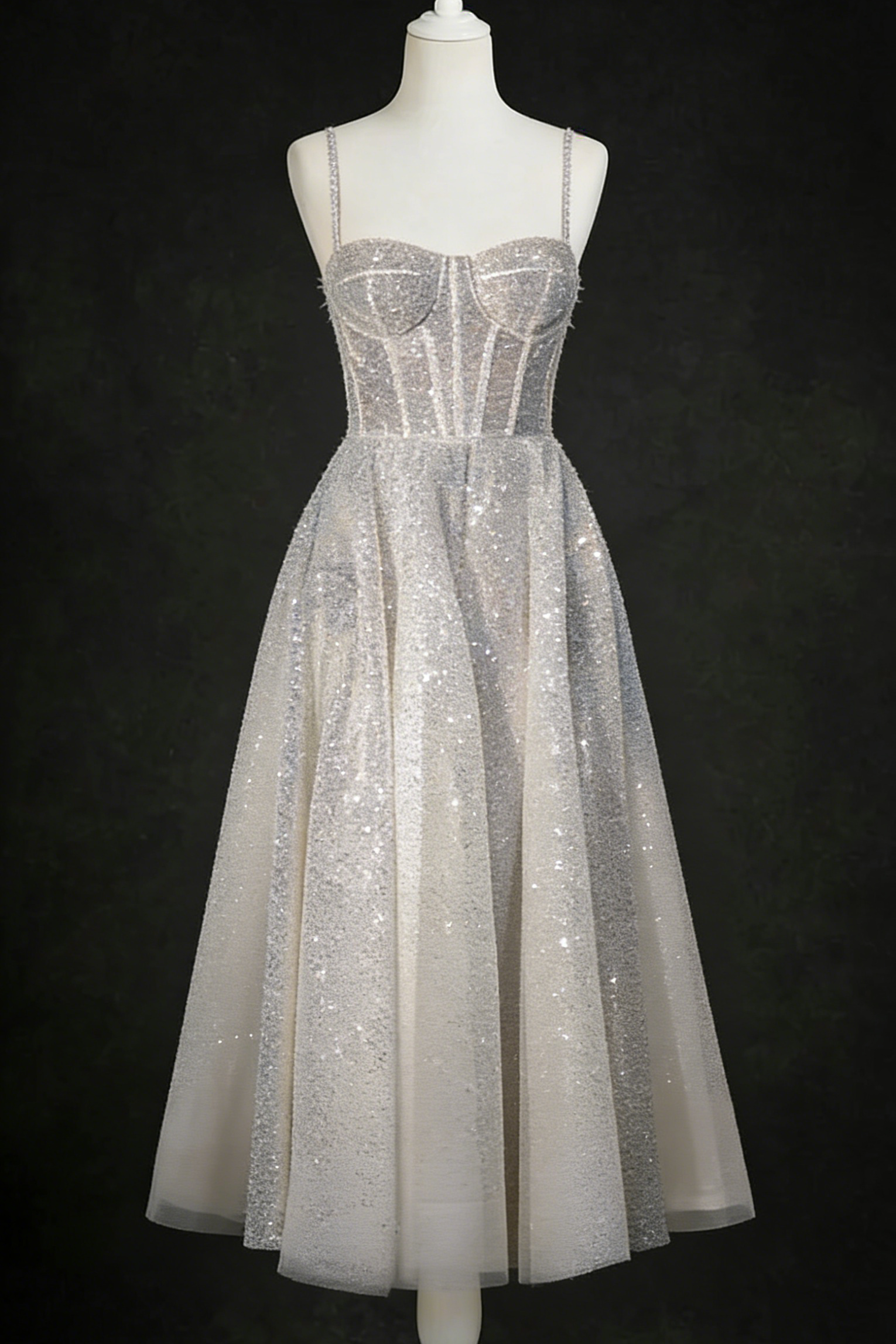 PAULINA MAXI DRESS - ELEGANT A-LINE COCKTAIL