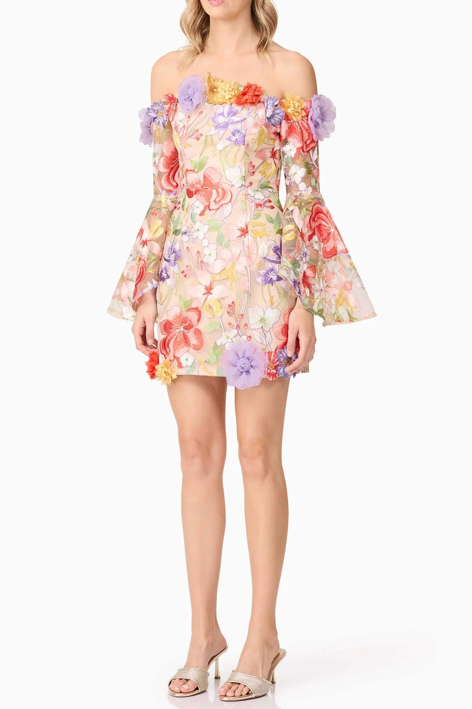 be939c34-b093-4a7e-b5b1-66c45b4068b7 TABITHA OFF-SHOULDER FLORAL MINI DRESS