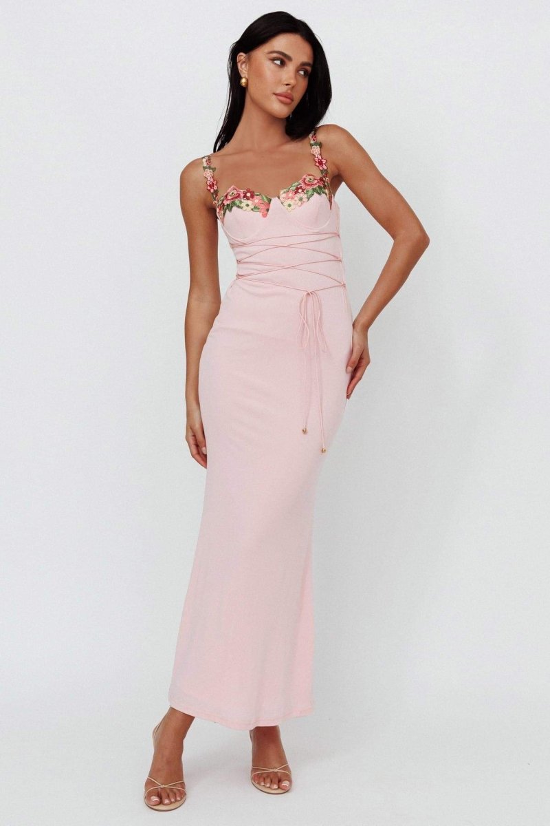 brenda-embroidered-floral-lace-up-midi-dress-sd00604012589-pink-s-sunfere-937565 BRENDA LACE-UP EMBROIDERED FLORAL MIDI DRESS