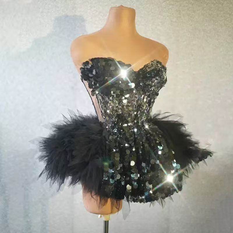 CORSET TULLE SKIRT SET FOR PARTY