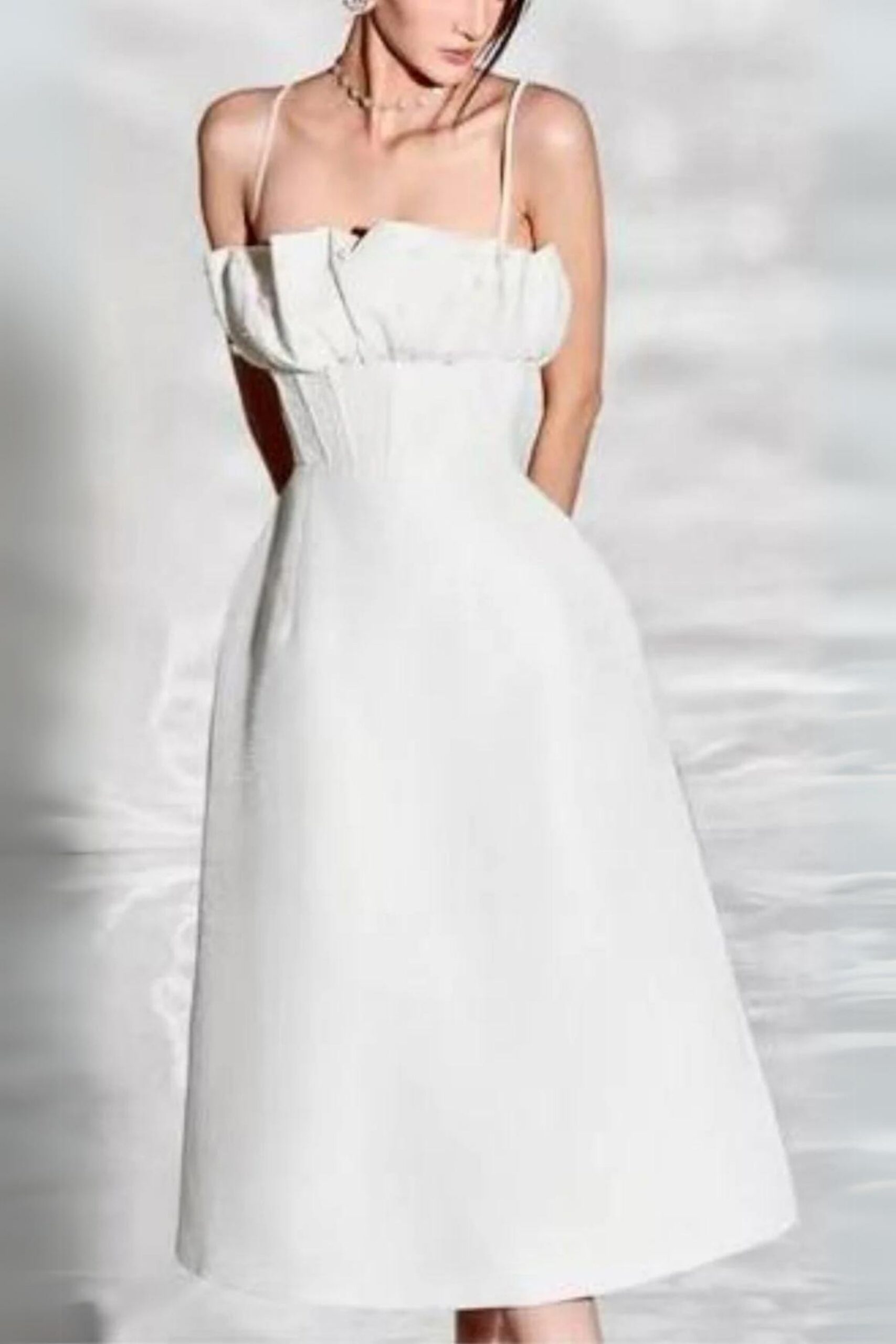 c9ebf776602493aa6fc17cc7eb4b8bb6_14071297-f754-4e96-bc8c-102ca7db726a STRAPPY PLEATED WRAP MIDI DRESS WHITE