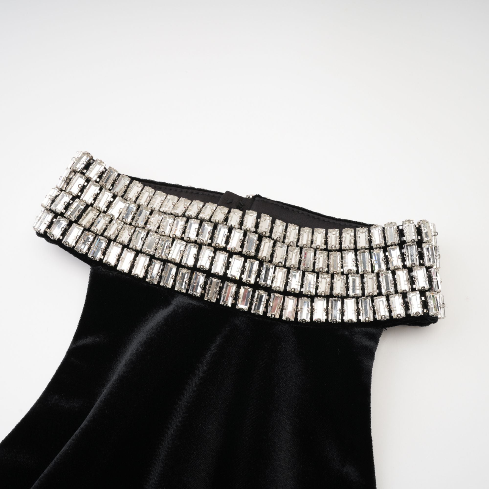 caisa-embellished-turtle-neck-black-dress-461201 EMBELLISHED TURTLE-NECK BLACK DRESS