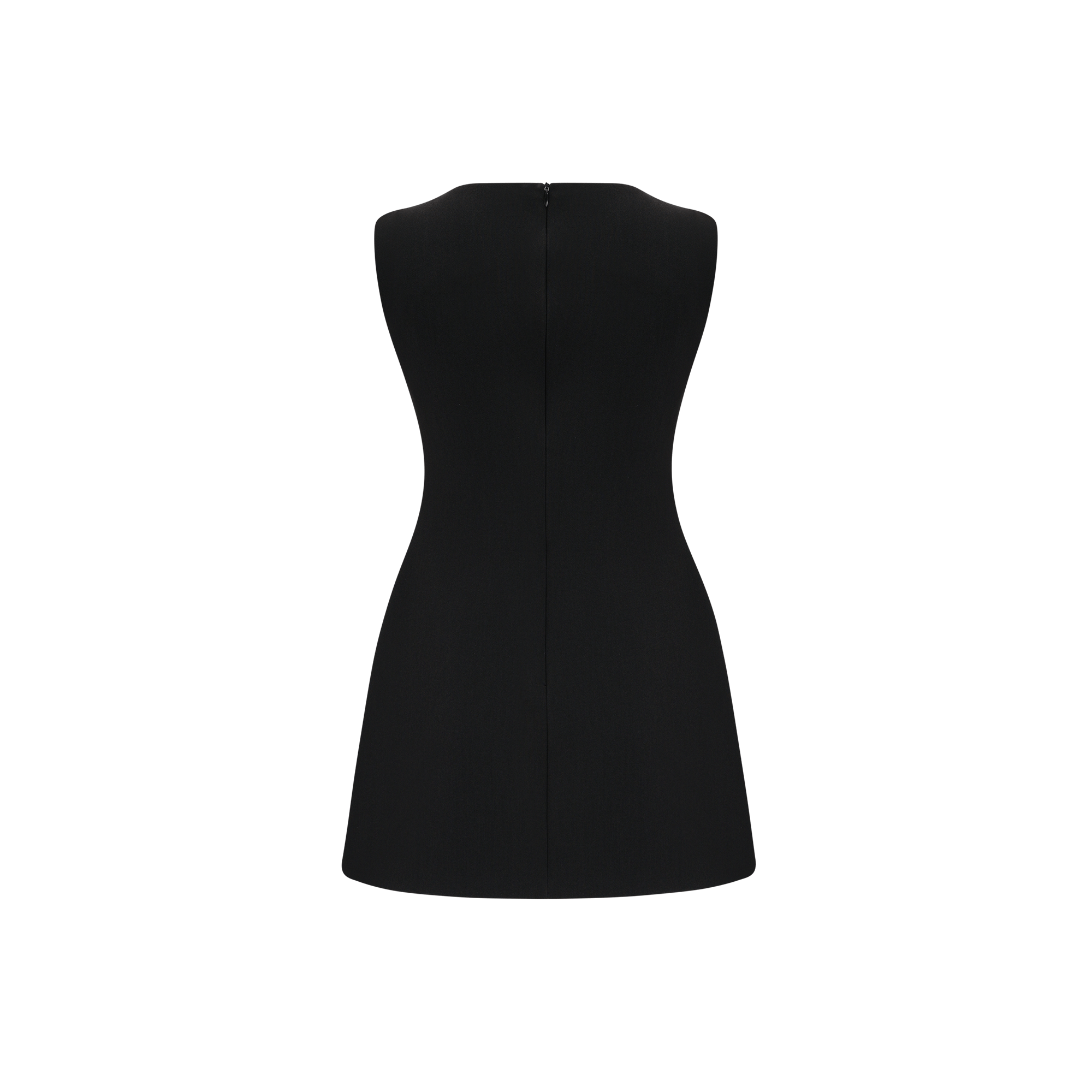 CAMILLEI BOWKNOT BLACK MINI DRESS FOR COCKTAIL PARTY