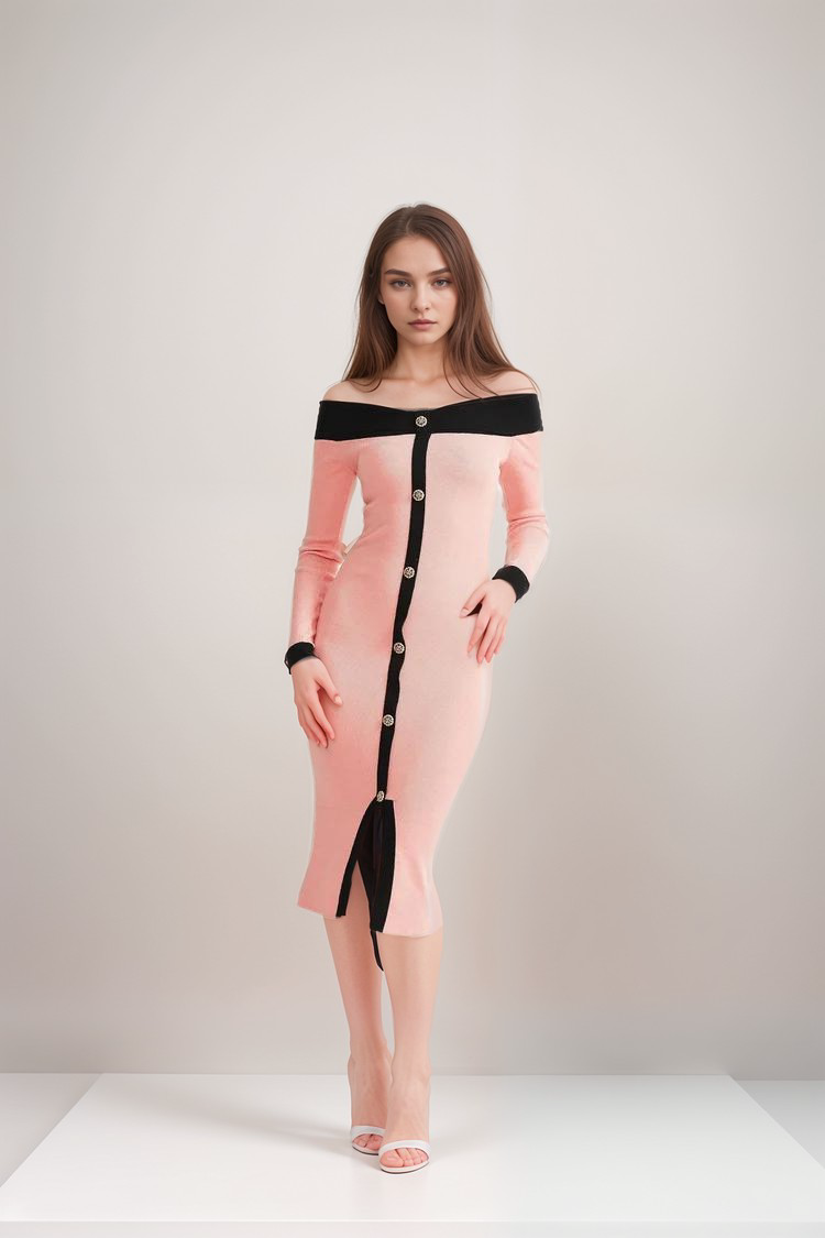 carine-pink-midi-dress-311118-vmake CARINE PINK MIDI DRESS FOR WEDDING GUEST