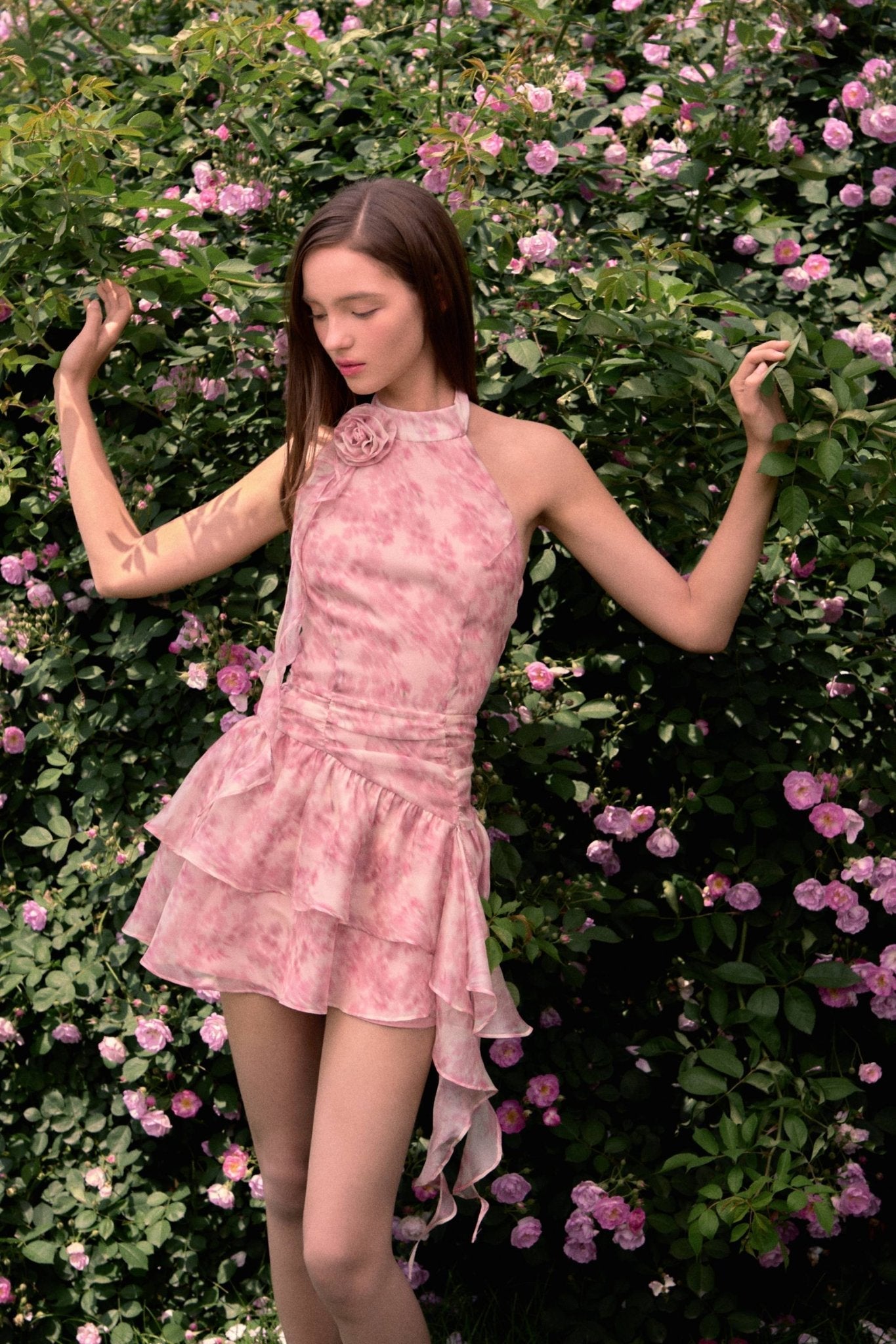 CRESSIDA FLORAL DRESS FOR WEDDING GUEST