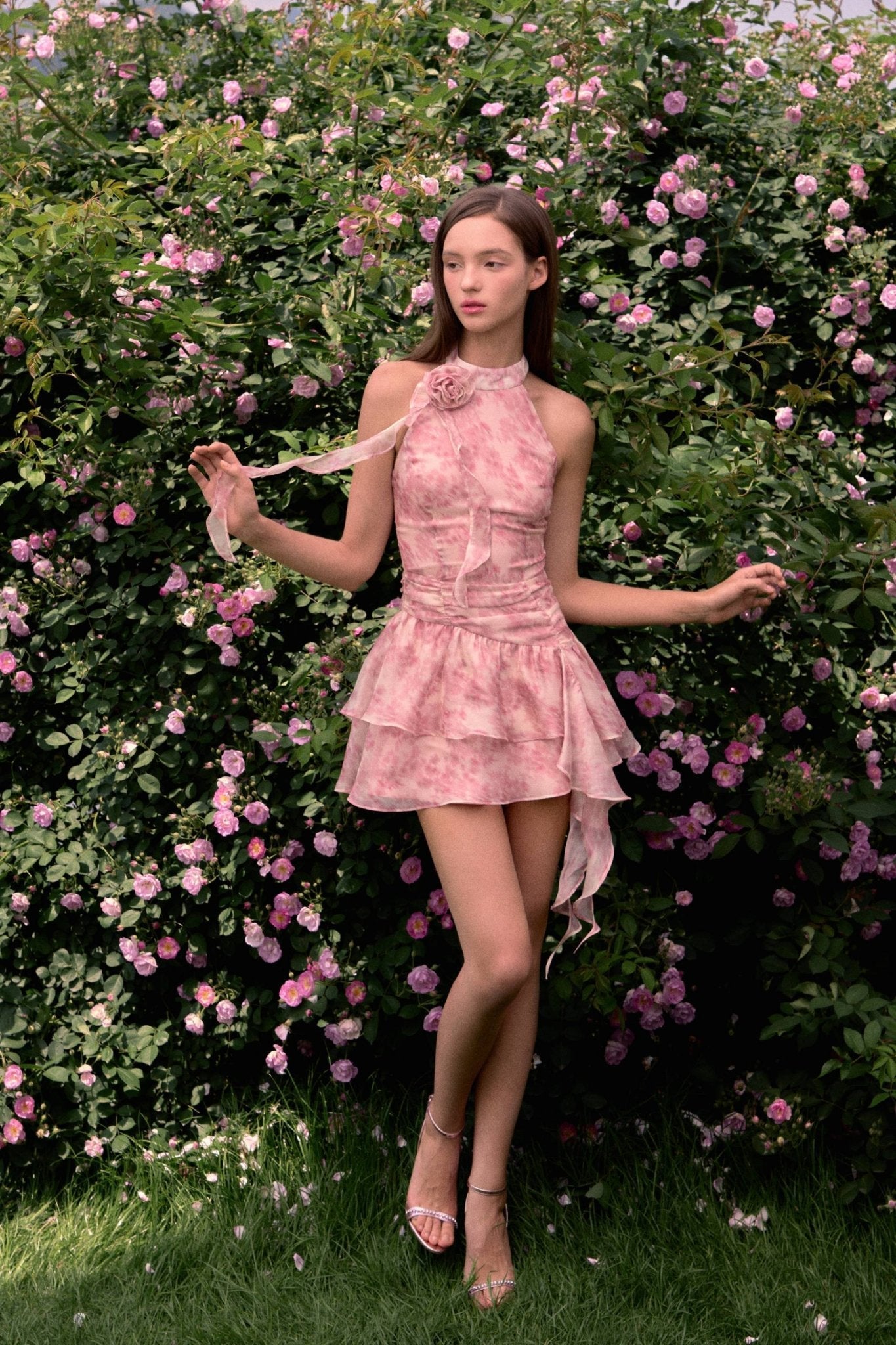 CRESSIDA FLORAL DRESS FOR WEDDING GUEST