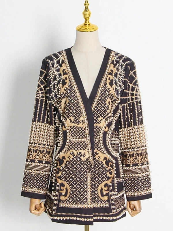 BONNIE PEARL BLAZER MINI DRESS FOR EVENTS