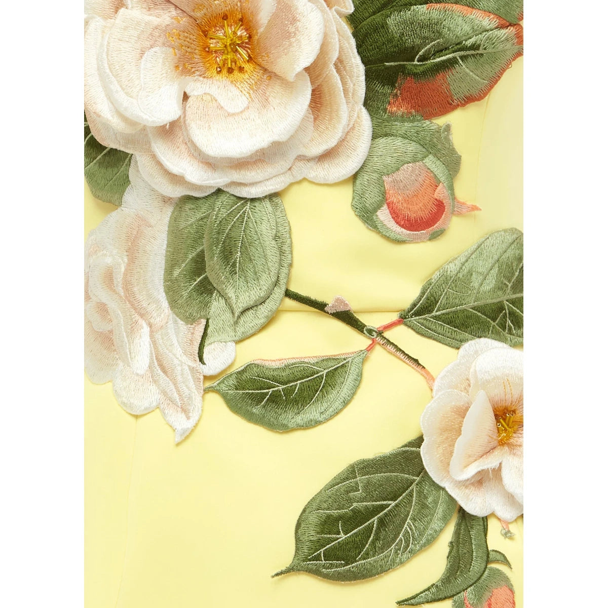 SUZANNE YELLOW FLORAL BUSTIER MINI DRESS