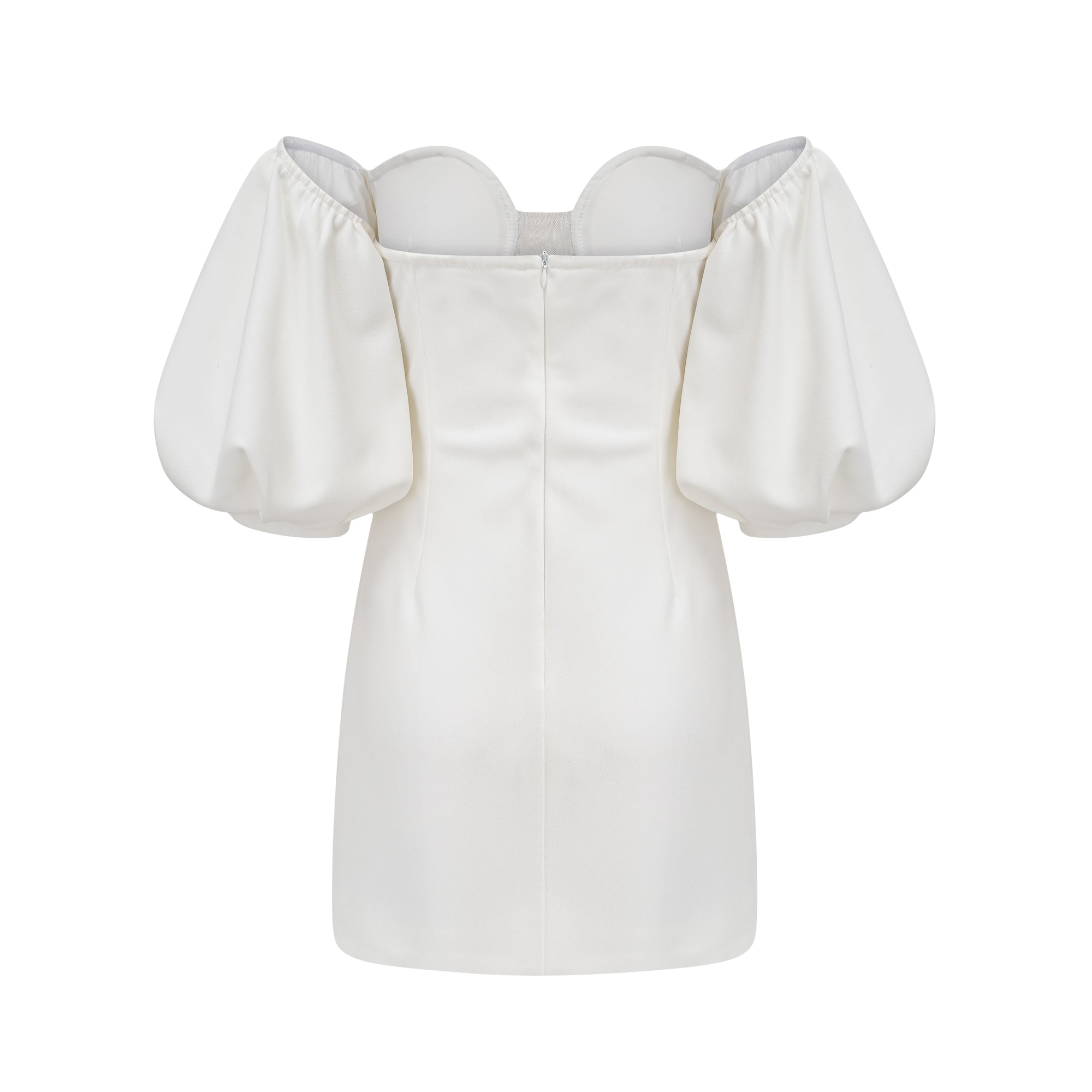 DOROTHÉE PUFF-SLEEVE COCKTAIL DRESS