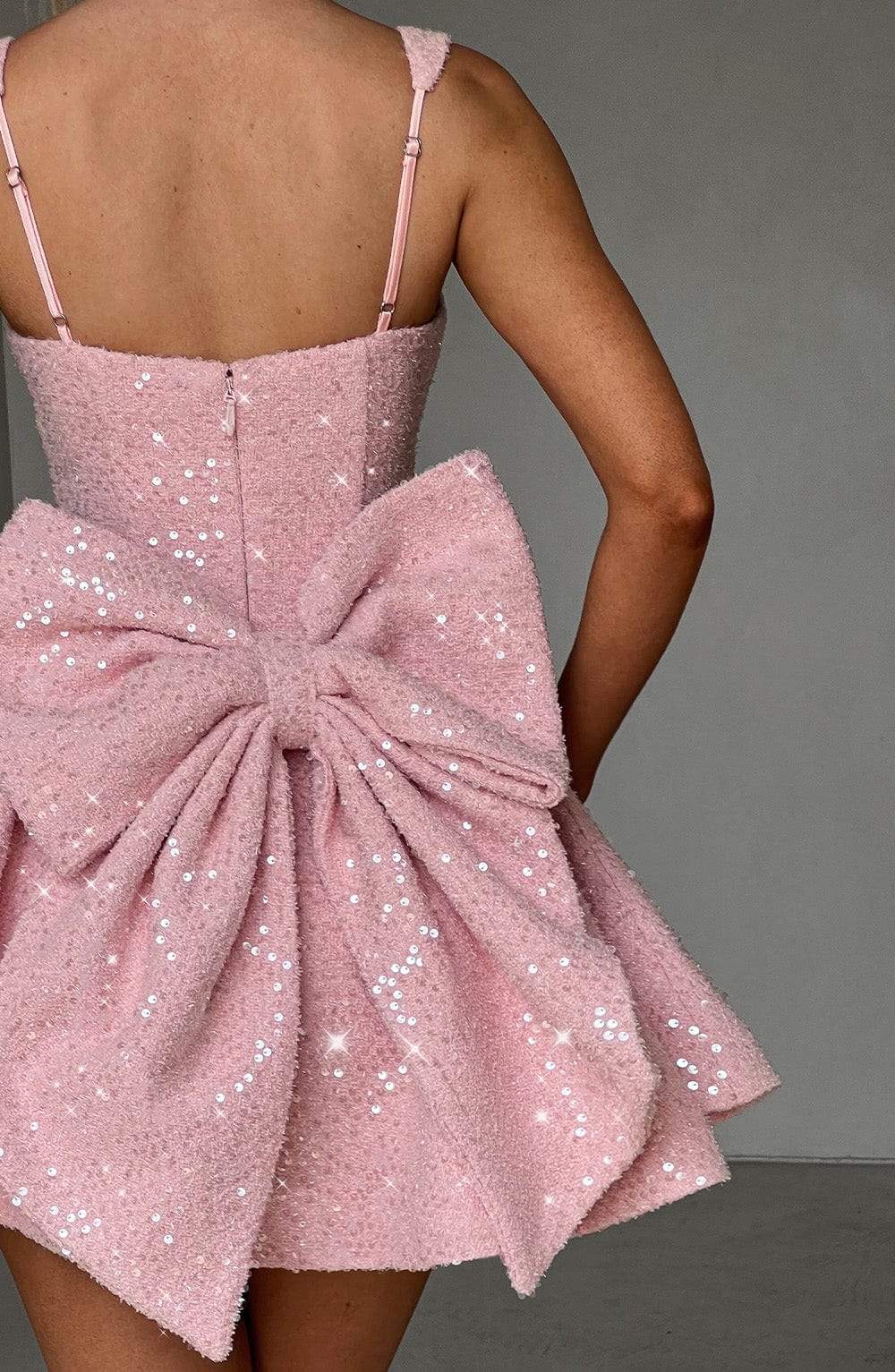 DOROTHY MINI DRESS BLUSH – ROMANTIC A-LINE COCKTAIL