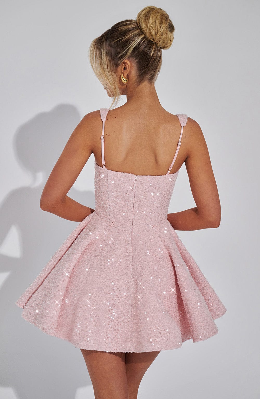 DOROTHY MINI DRESS BLUSH – ROMANTIC A-LINE COCKTAIL