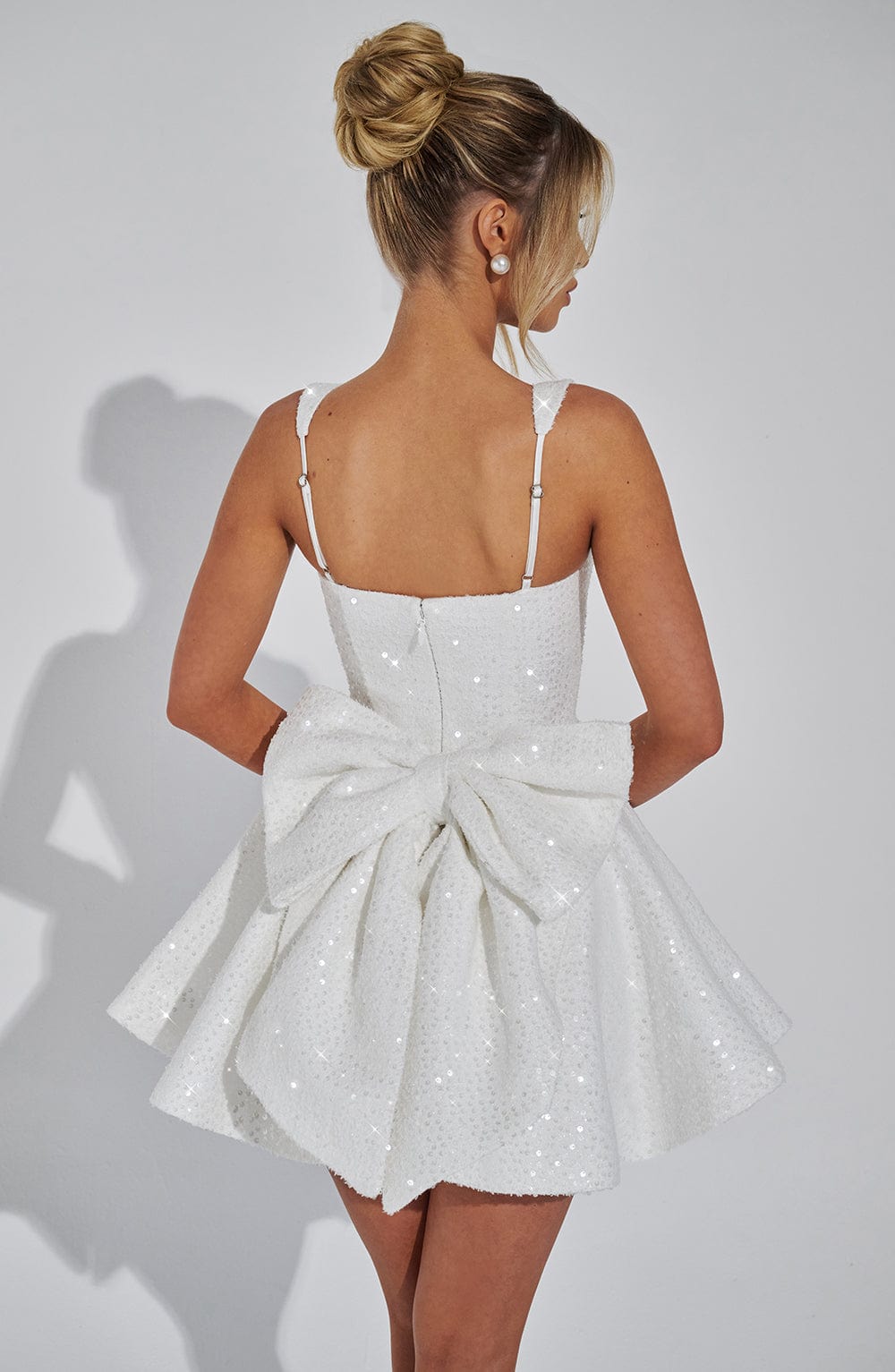 DOROTHY IVORY MINI DRESS - ELEGANT COCKTAIL