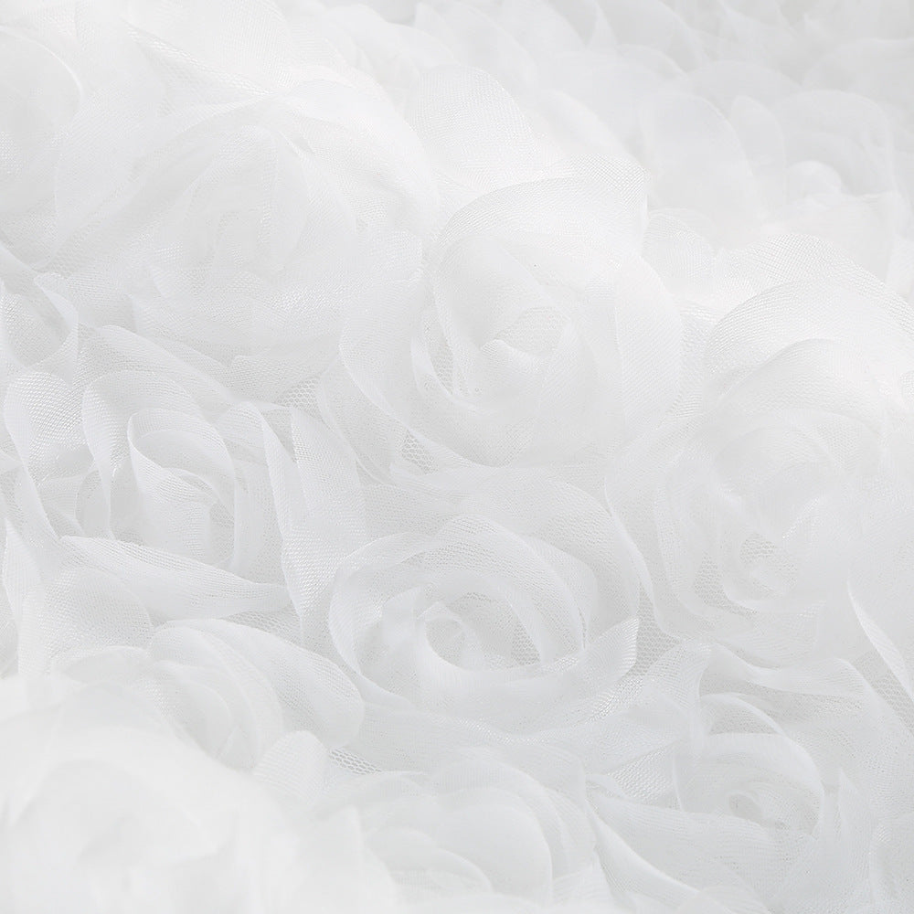 SUSANNA 3D FLOWER MAXI DRESS FOR WEDDING GUEST