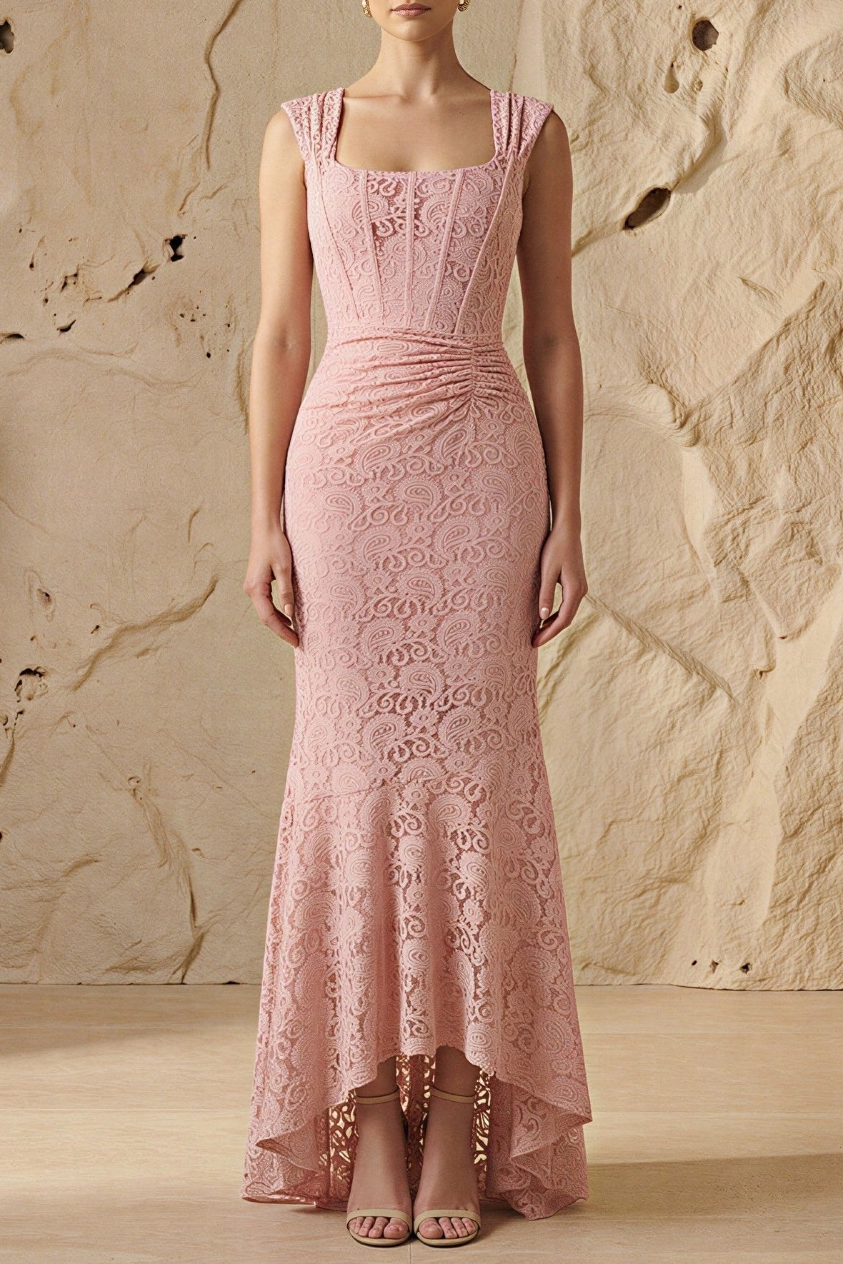 e341b377-5059-491e-a292-d3e0e0f9dd9c VIVIEN PINK LACE MAXI DRESS - A-LINE WEDDING