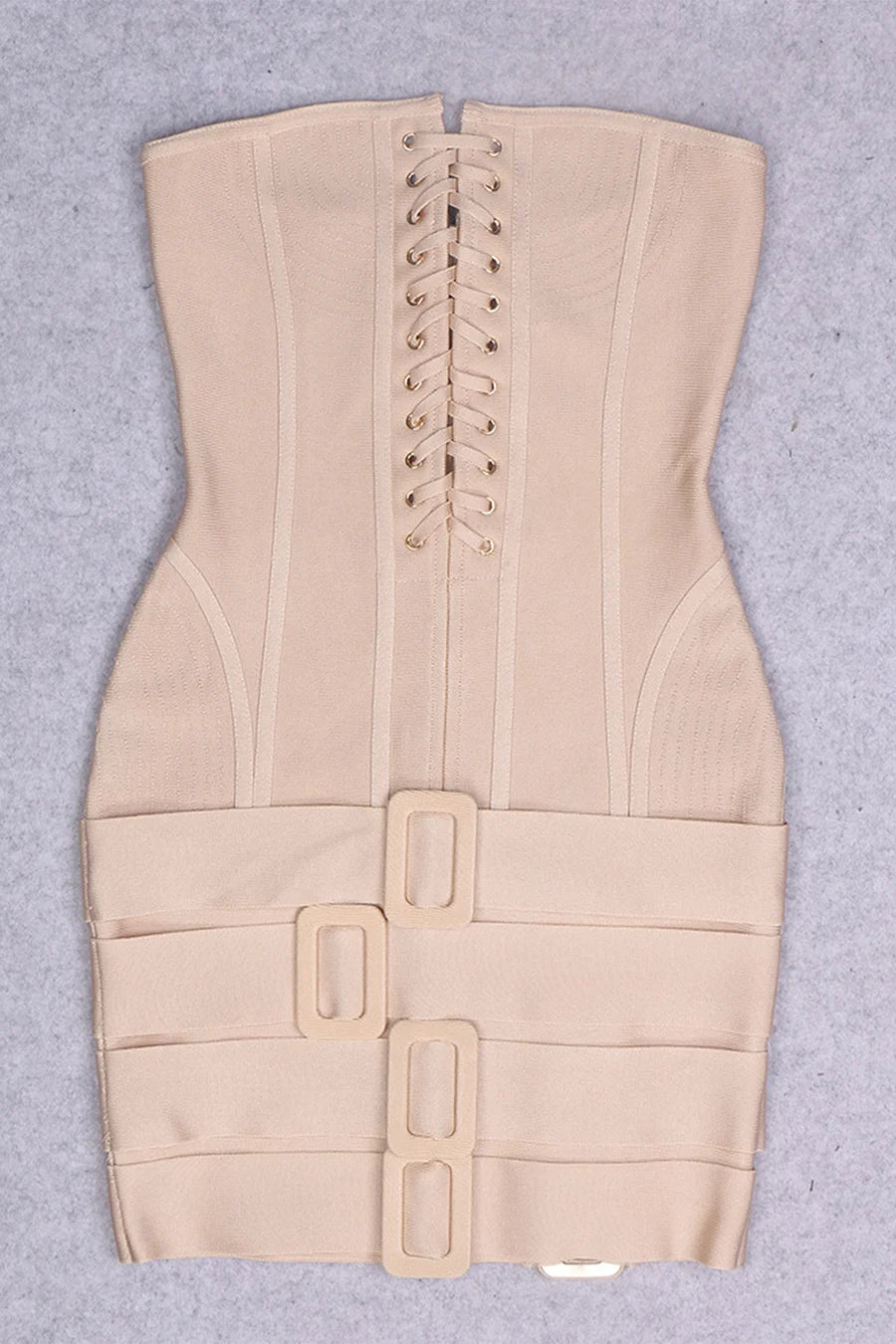 AUGUSTA BANDEAU MINI DRESS FOR SUMMER PARTIES