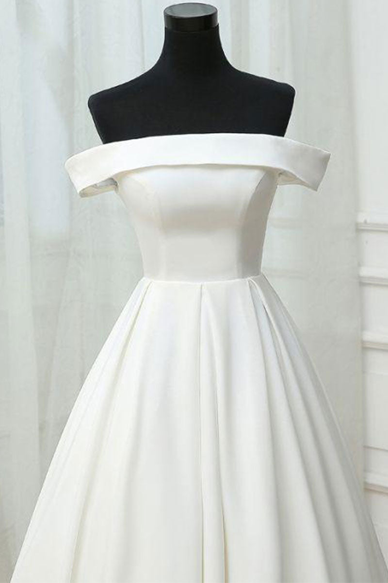 WHITE SATIN MAXI DRESS FOR FORMAL EVENTS