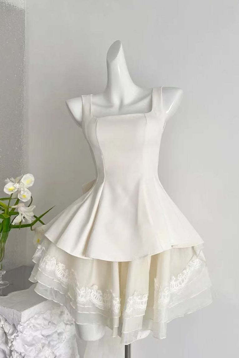 ef07c6f4f319abc337dc47b5dab01d39 WHITE SQUARE NECK CORSET LACE MINI DRESS