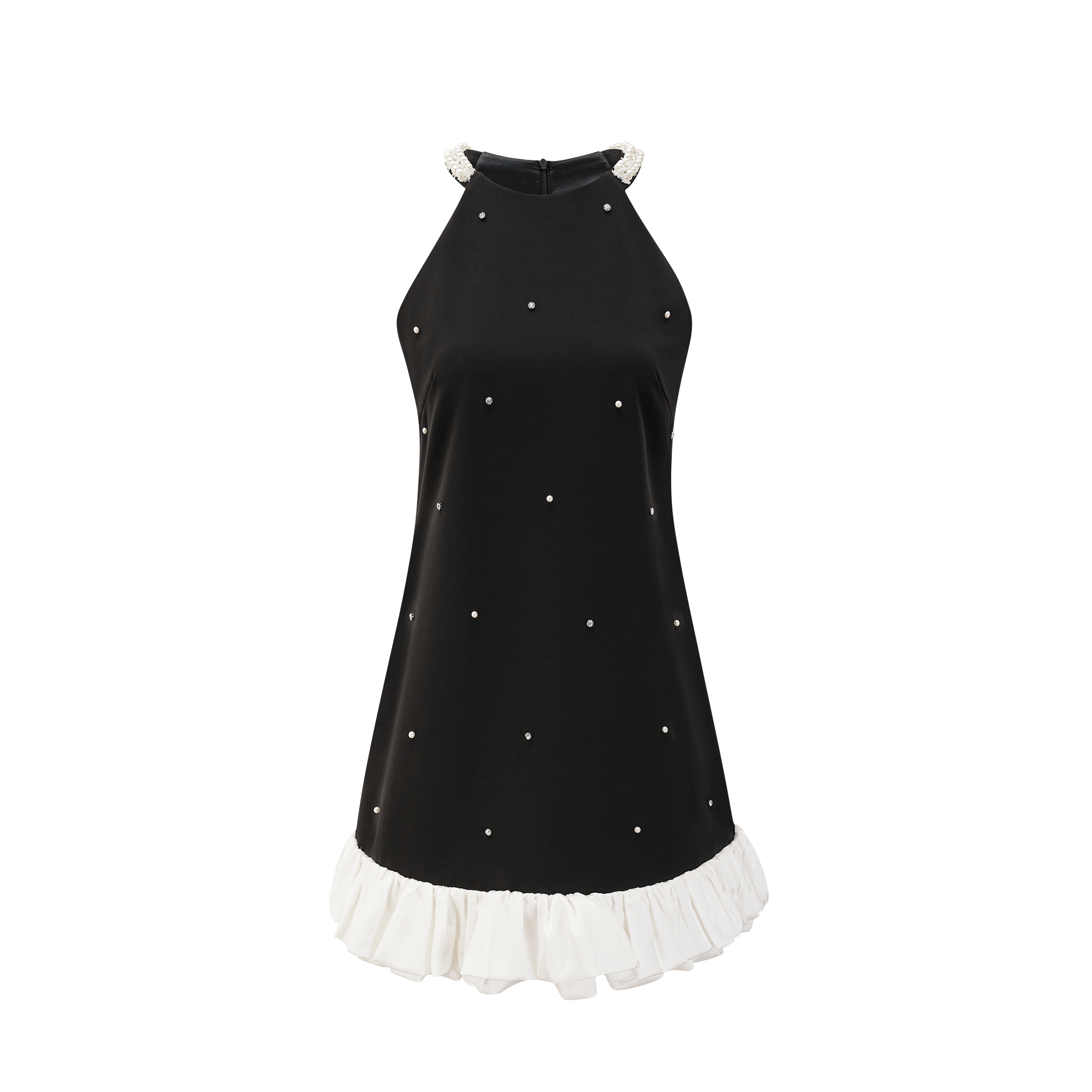 OFF SHOULDER BLACK MINI DRESS FOR PARTY