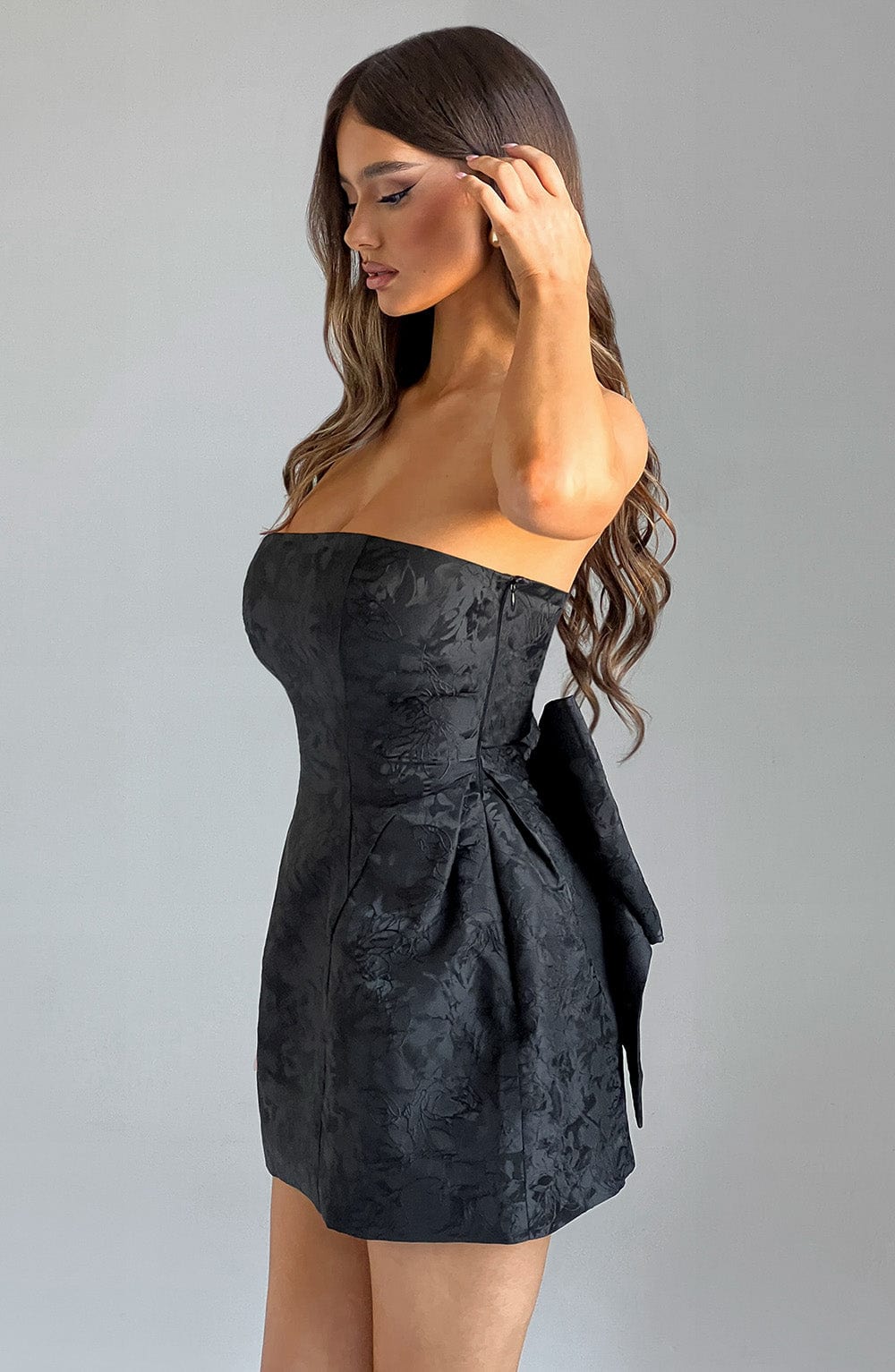 ELENORA MINI DRESS BLACK COCKTAIL PARTY