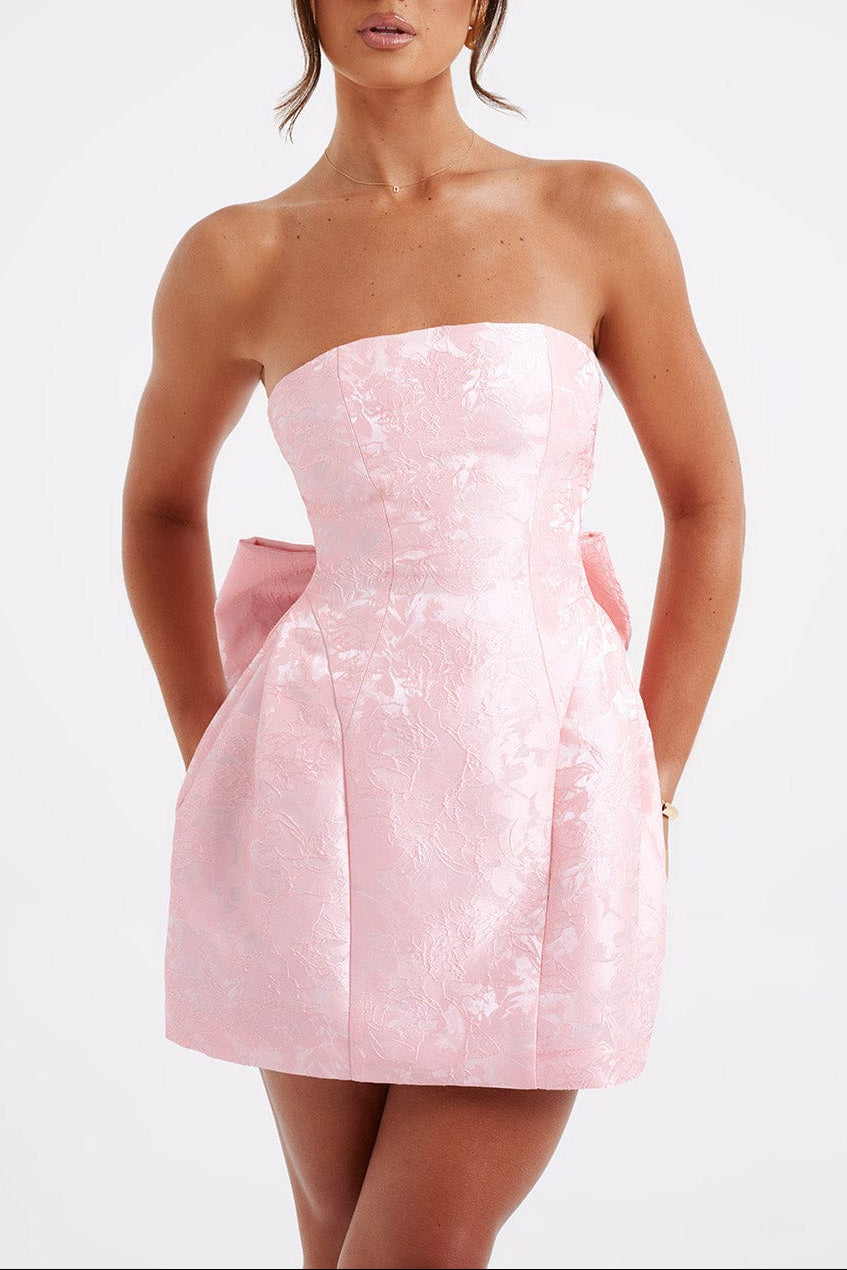 elenora-mini-dress-blush-dress-babyboo-fashion-31152222994495 ELENORA MINI DRESS BLUSH, ROMANTIC COCKTAIL PARTY SILHOUETTE