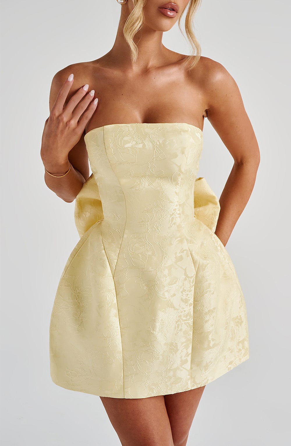 ELENORA MINI DRESS LEMON CITRUS PARTY