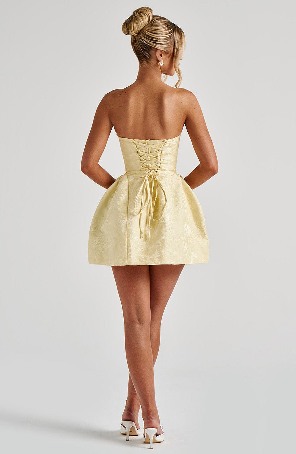 ELENORA MINI DRESS LEMON CITRUS PARTY